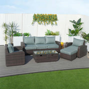 Direct Wicker's 5 Seats Patio Conversation Sofa Set PAS-1515