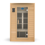 Durasage Health 2-Person Carbon Infrared Sauna - Canadian Hemlock Wooden Sauna - 1700 Watts - Bluetooth, FM Radio & USB Input