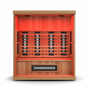 Finnmark FD-3 Full Spectrum 4 Person Infrared Sauna - Complimentary Backrest Included