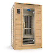 Durasage Health 2-Person Carbon Infrared Sauna - Canadian Hemlock Wooden Sauna - 1700 Watts - Bluetooth, FM Radio & USB Input