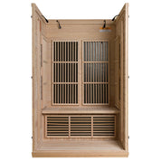 Durasage Health 2-Person Carbon Infrared Sauna - Canadian Hemlock Wooden Sauna - 1700 Watts - Bluetooth, FM Radio & USB Input