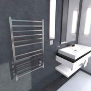 Amba Radiant Square Hardwired Heated Towel Rack