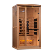 Golden Designs Reserve Edition Full-Spectrum Indoor Sauna with Himalayan Salt Bar, Canadian Hemlock (GDI-8010-02)