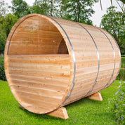 Dundalk Leisurecraft Serenity MP Barrel Cedar Traditional Steam Sauna, Outdoor/Indoor (CTC2245MPW)