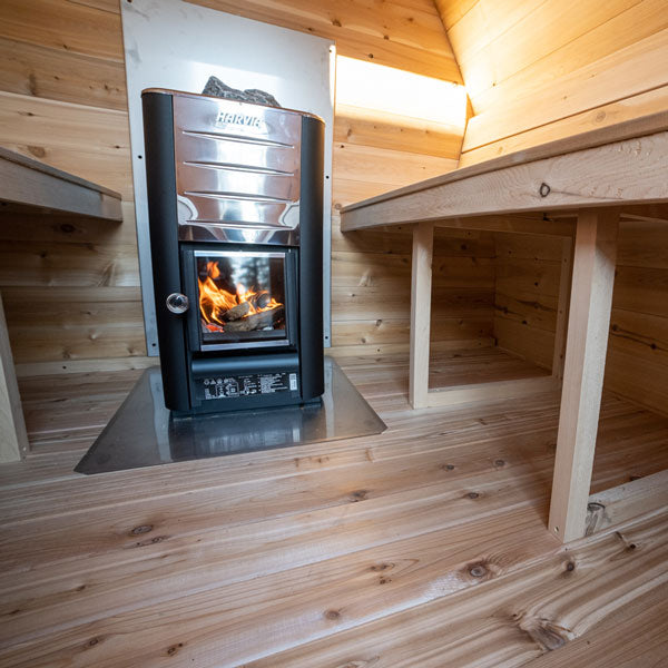 Dundalk Leisurecraft CT MiniPOD Cedar Traditional Steam Sauna, Outdoor/Indoor (CTC77ME)