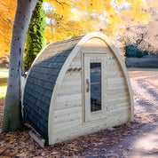 Dundalk Leisurecraft CT MiniPOD Cedar Traditional Steam Sauna, Outdoor/Indoor (CTC77ME)