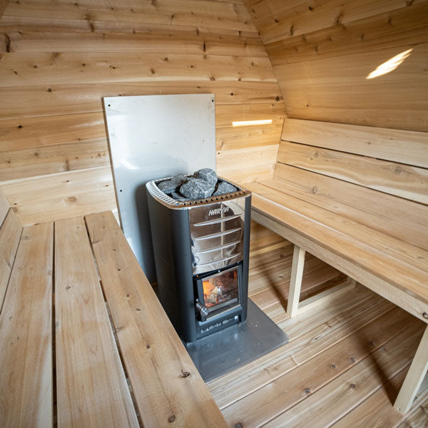 Dundalk Leisurecraft CT MiniPOD Cedar Traditional Steam Sauna, Outdoor/Indoor (CTC77ME)