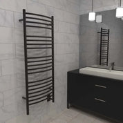 Amba Jeeves D-CURVED Heated Towel Rack