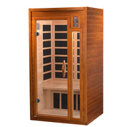 Dynamic Saunas Ultra Low EMF Far Infrared Indoor Sauna, Barcelona Elite Edition, Natural Hemlock (DYN-6106-01)