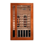 Dynamic Saunas Cardoba 2 Person Full Spectrum Infrared Indoor Sauna – Canadian Hemlock (DYN-6203-02 FS)