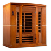 Dynamic Saunas Bergamo Low EMF 4 Person Indoor Sauna, Natural Hemlock (DYN-6440-01)