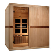 Golden Designs Near Zero EMF Yoga / Wheel Chair Sauna, Canadian Hemlock (GDI-6880-01)