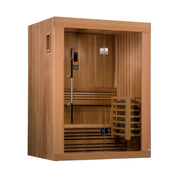 Golden Designs Sundsvall 2 Person Traditional Steam Indoor Sauna, Canadian Red Cedar (GDI-7289-01)