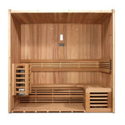 Golden Designs "Copenhagen Edition" 3 Person Traditional Indoor Sauna - Canadian Red Cedar (GDI-7389-01)