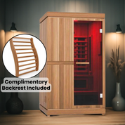 Finnmark 2 Person FD-4 Trinity Infrared & Steam Sauna Combo - Complimentary Backrest Included