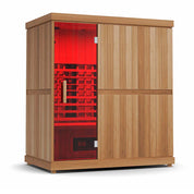 Finnmark FD-3 Full Spectrum 4 Person Infrared Sauna - Complimentary Backrest Included