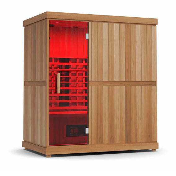 Finnmark FD-3 Full Spectrum 4 Person Infrared Sauna - Complimentary Backrest Included