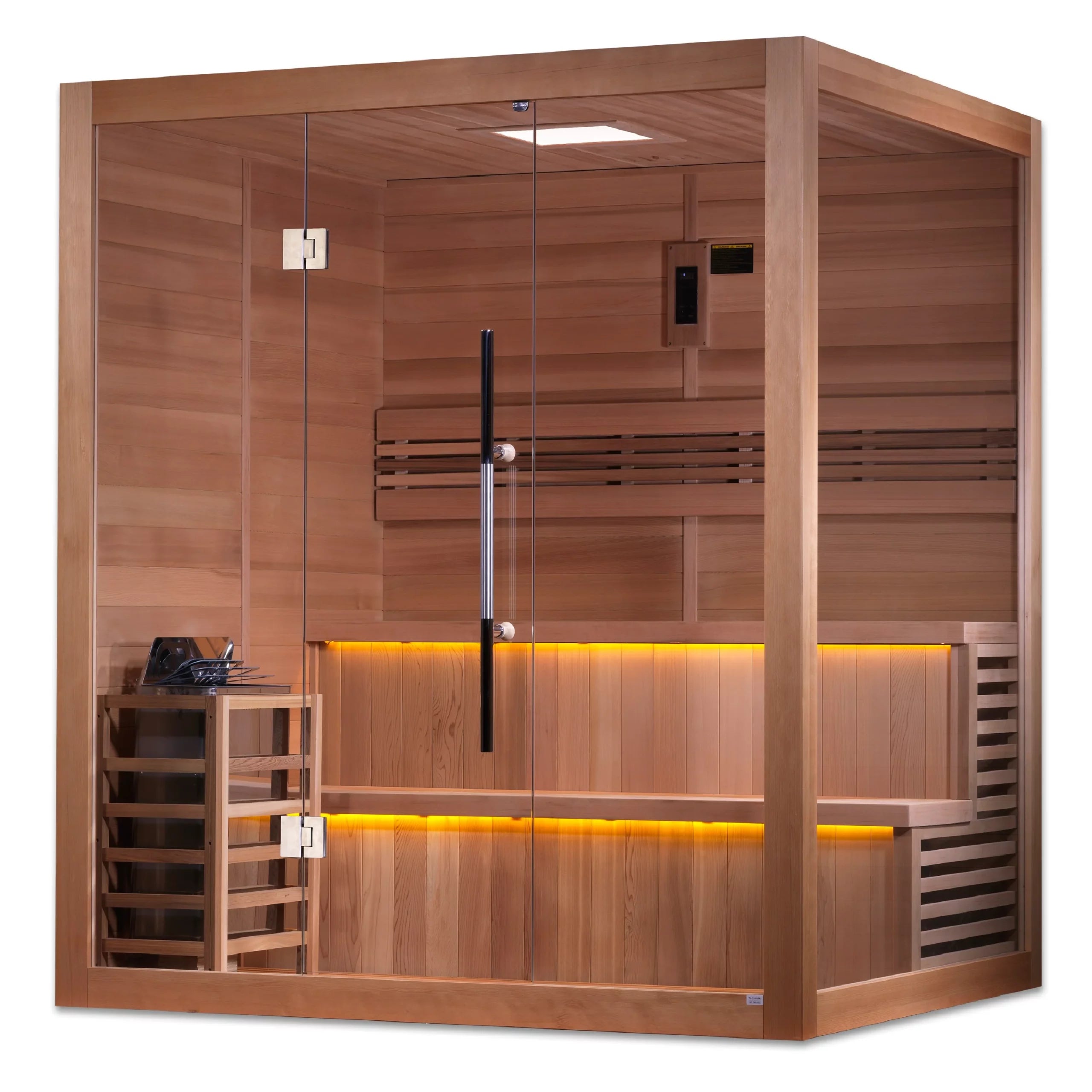 Golden Designs "Kuusamo Edition" 6 Person Traditional Indoor Sauna - Canadian Red Cedar Interior (GDI-7206-01)