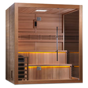 Golden Designs "Kuusamo Edition" 6 Person Traditional Indoor Sauna - Canadian Red Cedar Interior (GDI-7206-01)