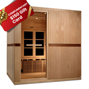 Golden Designs Near Zero EMF Yoga / Wheel Chair Sauna, Canadian Hemlock (GDI-6880-01)