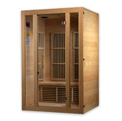 Maxxus Near Zero EMF 2 Person Infrared Sauna, Natural Hemlock (MX-J206-01-ZF)