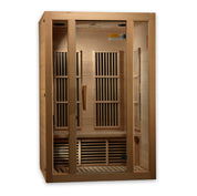 Maxxus Near Zero EMF 2 Person Infrared Sauna, Natural Hemlock (MX-J206-01-ZF)