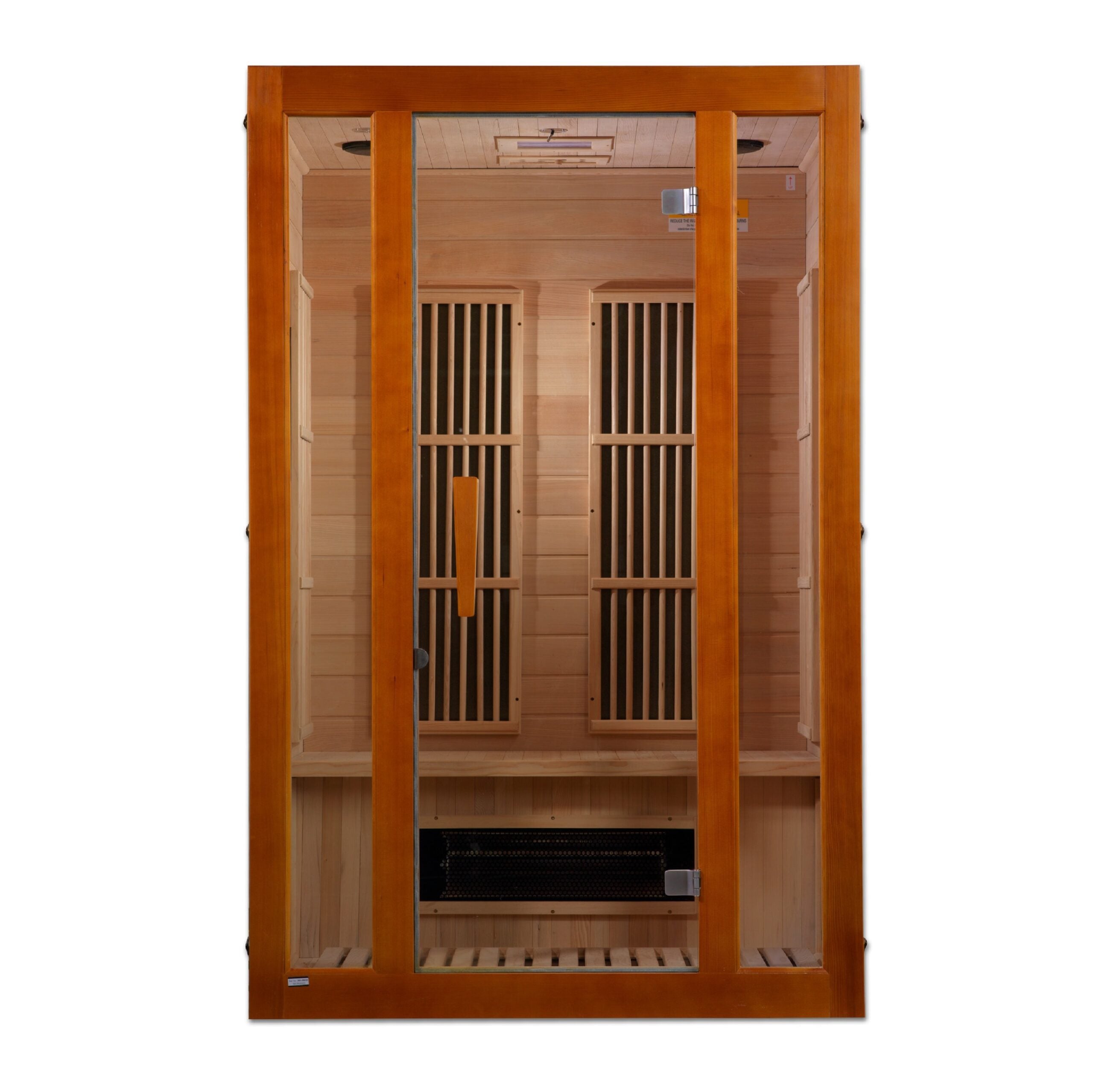 Maxxus Aspen Dual Tech 2 Person Indoor Low EMF FAR Infrared Sauna Canadian Hemlock (MX-J206-02S)