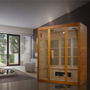 Maxxus "Alpine" Indoor Dual Technology Low EMF FAR IR Indoor Sauna, Natural Hemlock (MX-J306-02S)