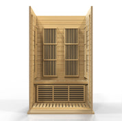 Maxxus 2-Person Near Zero EMF Infrared Indoor Sauna, Canadian Hemlock (MX-K206-01-ZF)