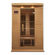 Maxxus 2-Person Near Zero EMF Infrared Indoor Sauna, Canadian Hemlock (MX-K206-01-ZF)