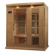 Maxxus Hemlock 3-Person Low EMF FAR Infrared Indoor Sauna (MX-K306-01)