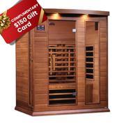 Maxxus Saunas Cedar Full-Spectrum / Near Zero EMF Far IR Indoor Sauna 3 Person, Canadian Red Cedar (MX-M306-01-FS CED)