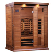 Maxxus Saunas Cedar Full-Spectrum / Near Zero EMF Far IR Indoor Sauna 3 Person, Canadian Red Cedar (MX-M306-01-FS CED)