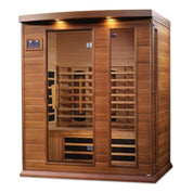 Maxxus Saunas Cedar Full-Spectrum / Near Zero EMF Far IR Indoor Sauna 3 Person, Canadian Red Cedar (MX-M306-01-FS CED)