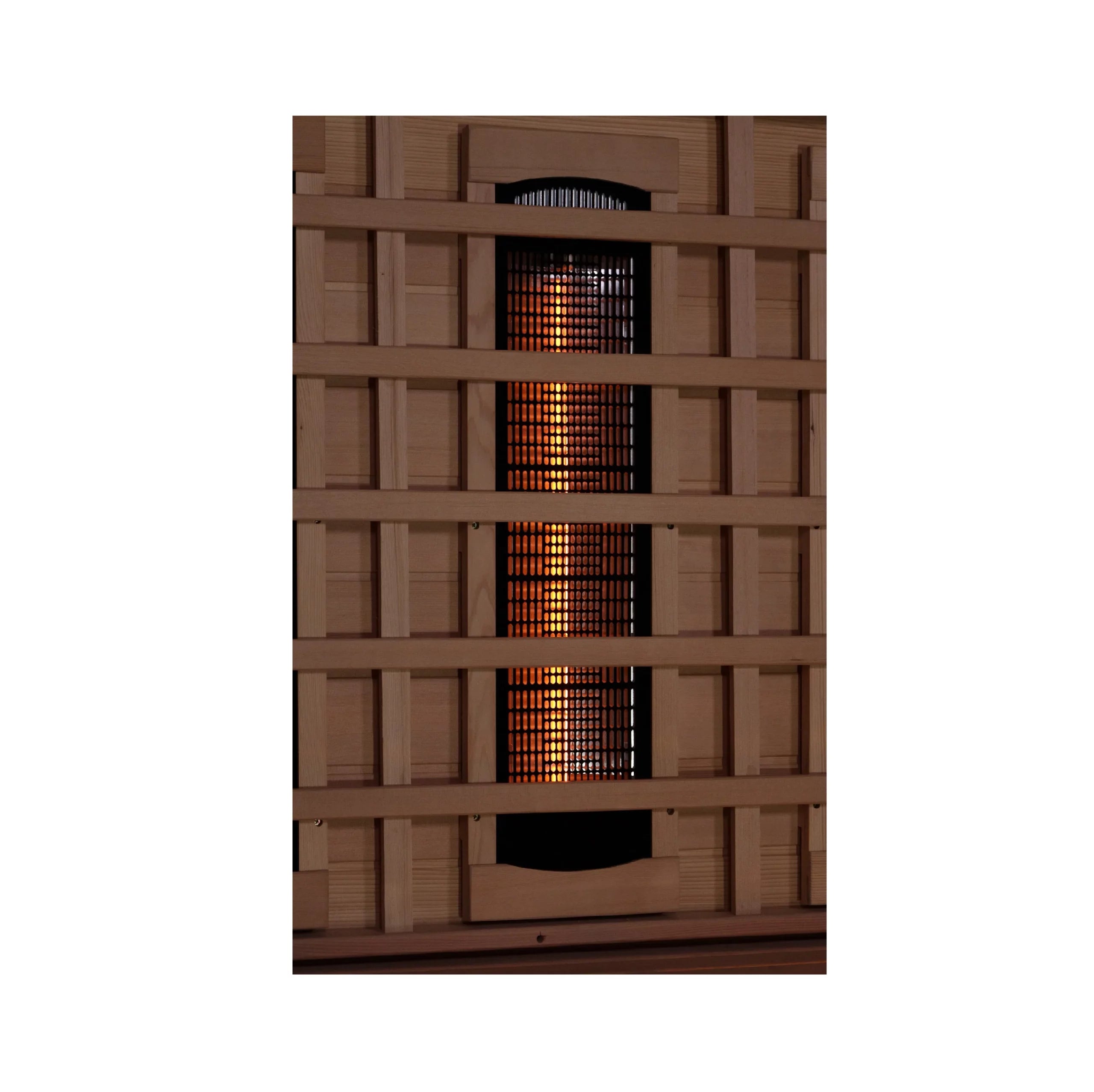 Golden Designs 4 Person Full-Spectrum Near Zero EMF FAR Infrared Indoor Sauna with Himalayan Salt Bar, Canadian Hemlock (GDI-8040-02)