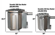 Scandia 40K BTU Gas Sauna Heater