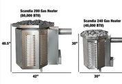 Scandia 80K BTU Gas Sauna Heater