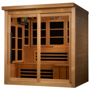 Golden Designs Near Zero EMF Far Infrared Indoor Sauna, Natural Hemlock (GDI-6996-02)