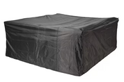 Moda Furnishings Rain cover 1106R Black Polyester Conversation Set Patio Furniture Cover