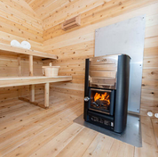 Dundalk Leisurecraft CT Georgian Cabin Cedar Traditional Steam Sauna, Outdoor/Indoor (CTC88E)