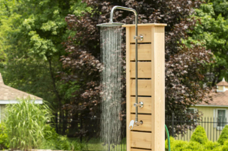 Dundalk LeisureCraft Canadian Timber Sierra Pillar Shower