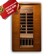 Dynamic Saunas Low EMF Far Infrared Indoor Sauna, Versailles Edition, Natural Hemlock (DYN-6202-03)