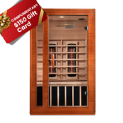 Dynamic Saunas Cardoba 2 Person Full Spectrum Infrared Indoor Sauna – Canadian Hemlock (DYN-6203-02 FS)