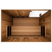 Finnmark FD-3 Full Spectrum 4 Person Infrared Sauna - Complimentary Backrest Included