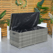 Outdoor Iron Rattan Storage Box - PA-3256-I