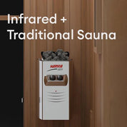 Finnmark 2 Person FD-4 Trinity Infrared & Steam Sauna Combo - Complimentary Backrest Included