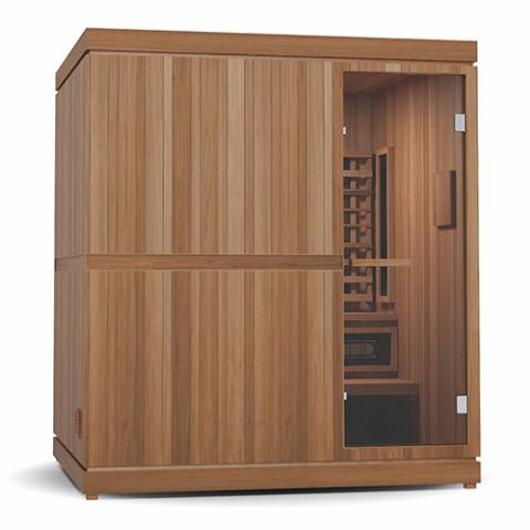 Finnmark 4 Person FD-5 Trinity XL Infrared & Steam Sauna Combo - Complimentary Backrest Included